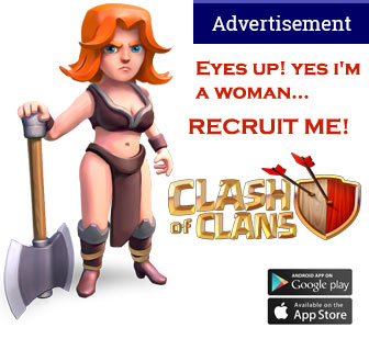 Clash of Clans - recruiting teams on mobile devices