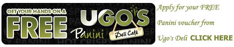 Free Italian Panini Voucher from Ugo's Deli