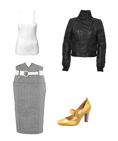 patent leather shoes, accessories